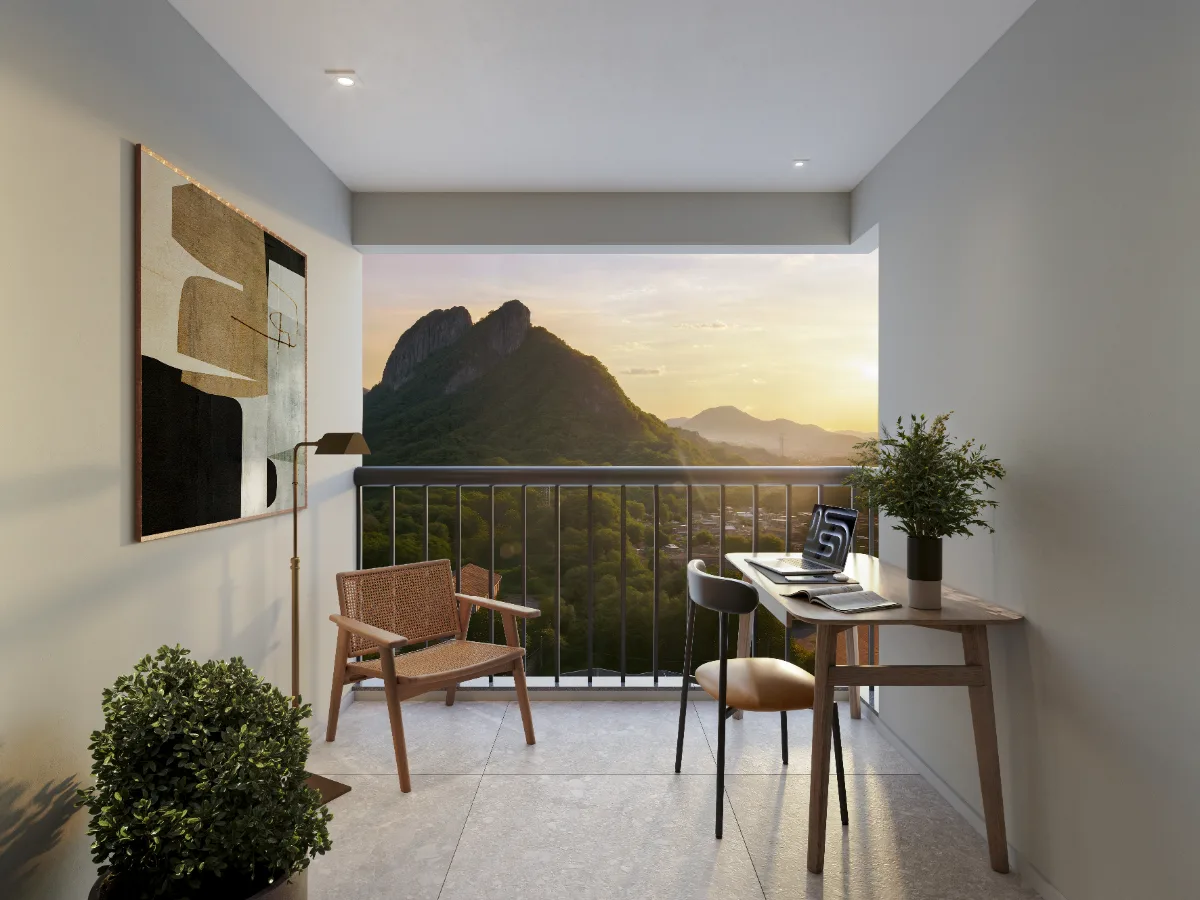 Varanda do apartamento tipo