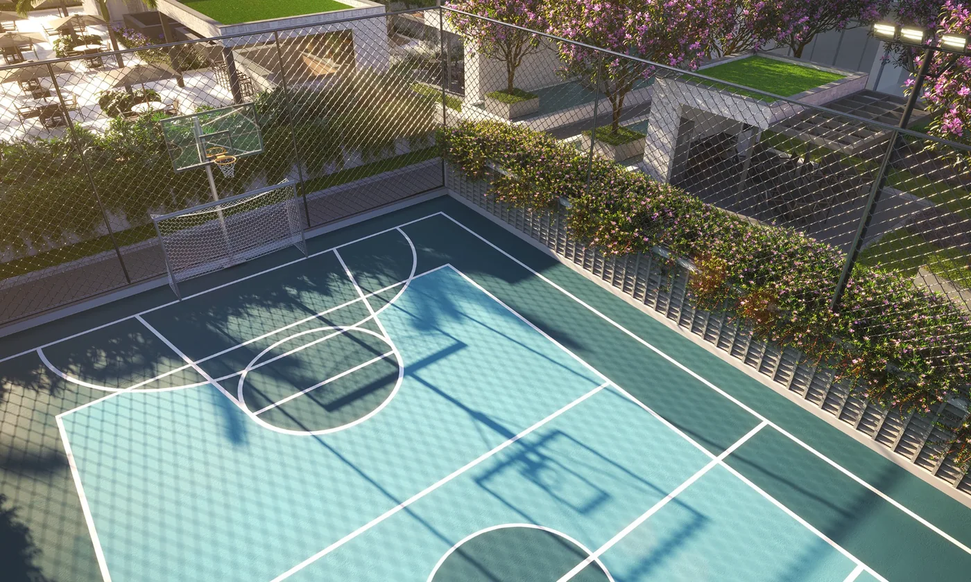 Quadra recreativa do Grand Quartier